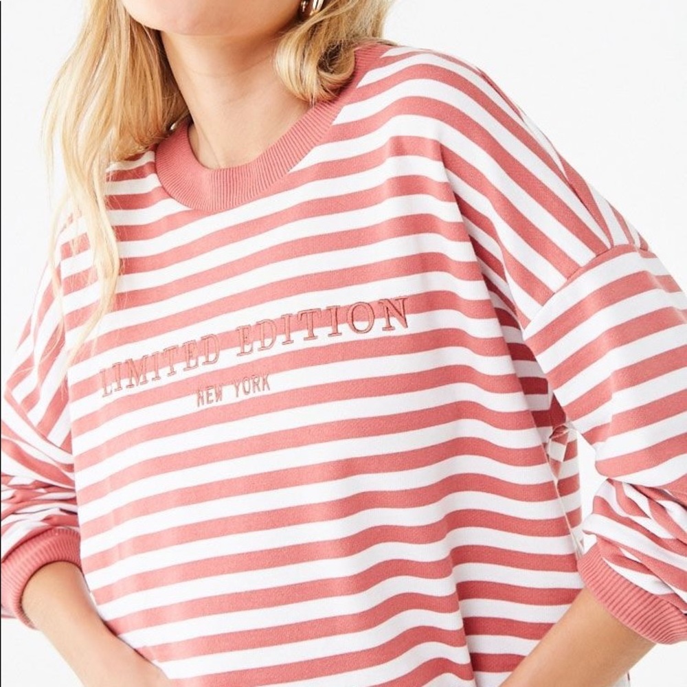 Limited Edition striped hoodie